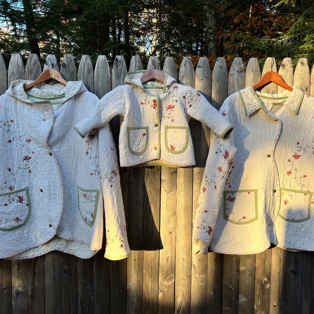 Falling Leaves Quilt Jackets - 1 Adult & 1 Child